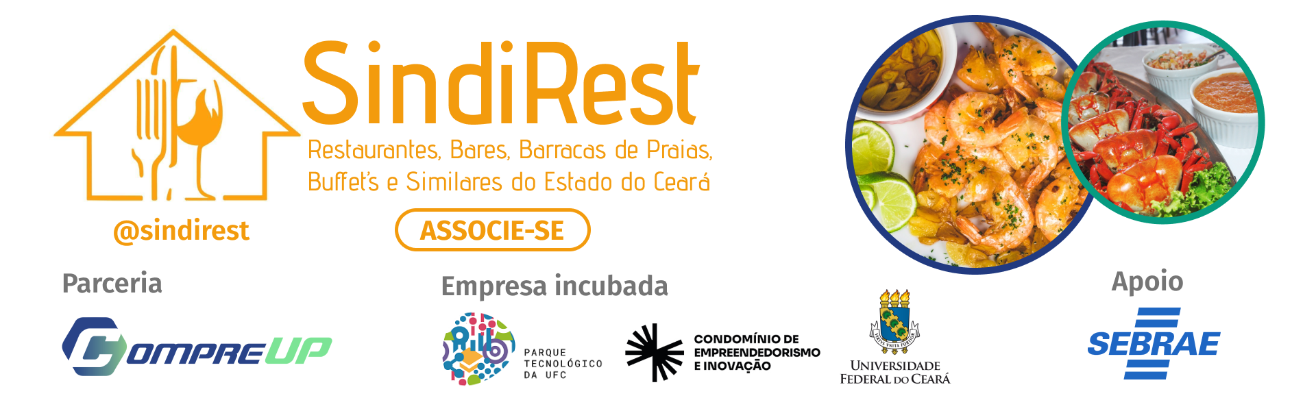 Parceria SindiRest — Apoio SEBRAE e UFC